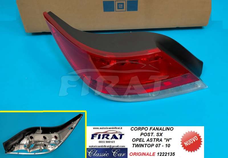 FANALINO OPEL ASTRA H TWINTOP 07 - 10 POST.SX (1222135)